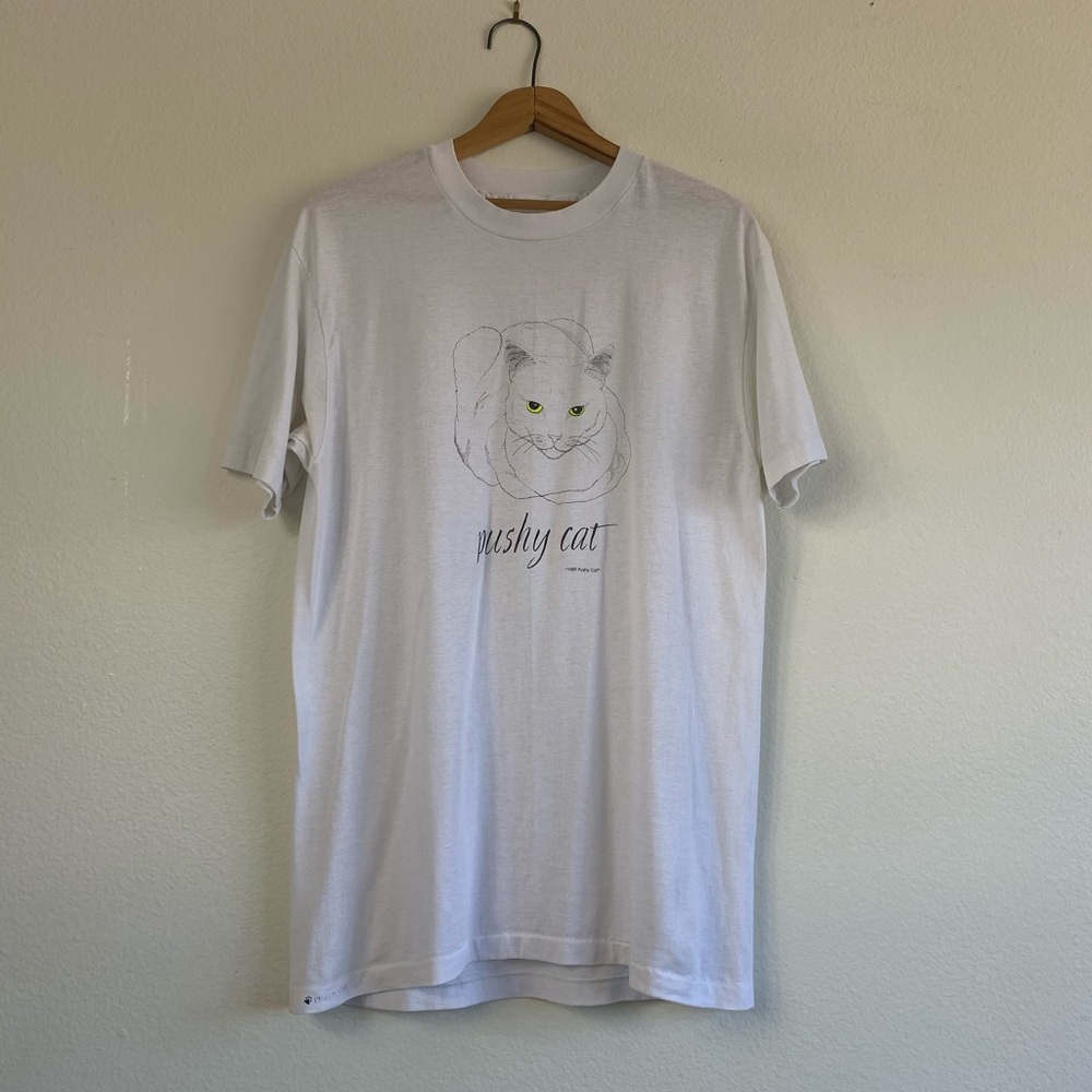 Pushy Cat Tee - image 1